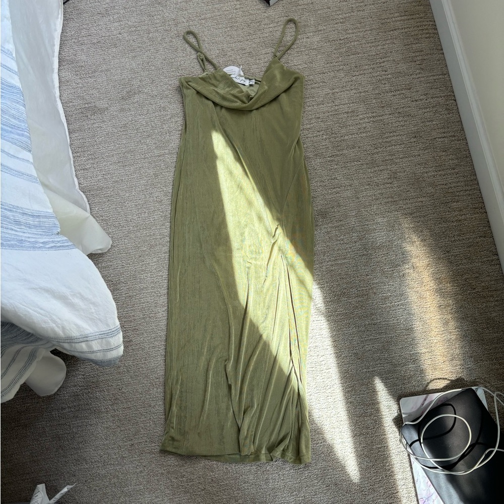 Petal + Pup Sage Dress